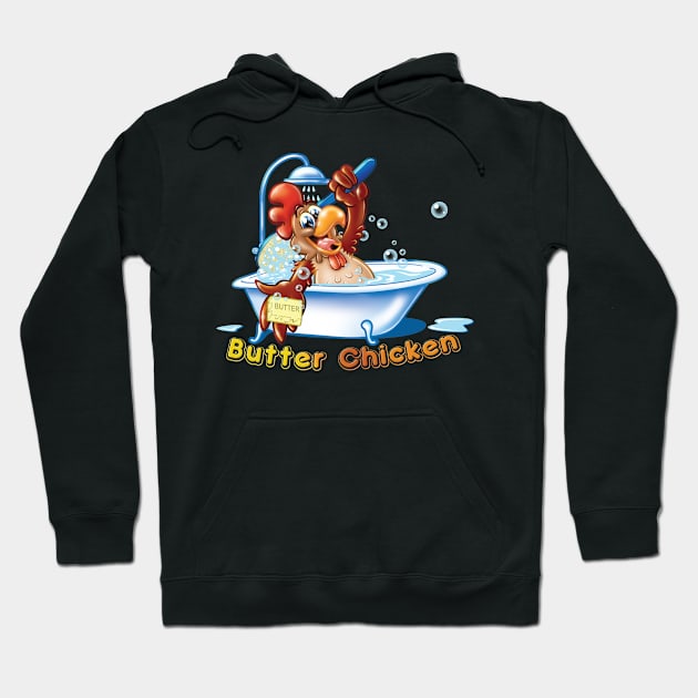 Butter Chicken Hoodie by Pigeon585